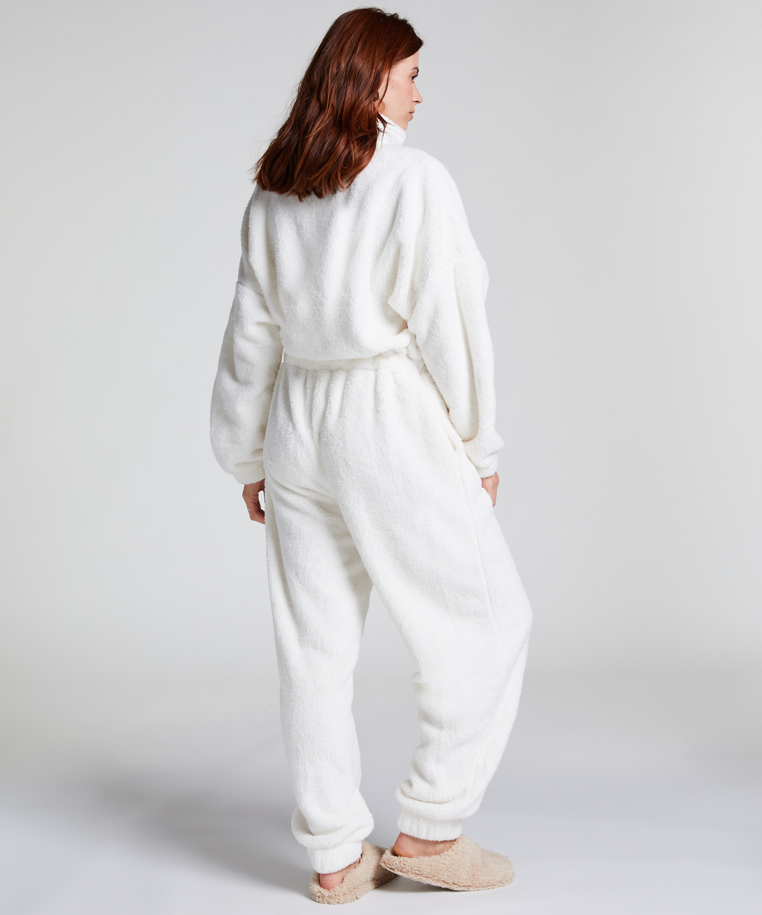 Onesie Fleece, Hvit, main