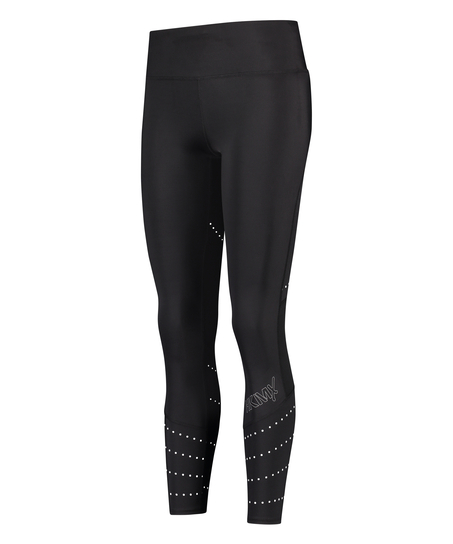 HKMX Run Baby Run tights med normal midje, Svart