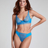 Uvattert bh med bøyle longline Anya, Blå