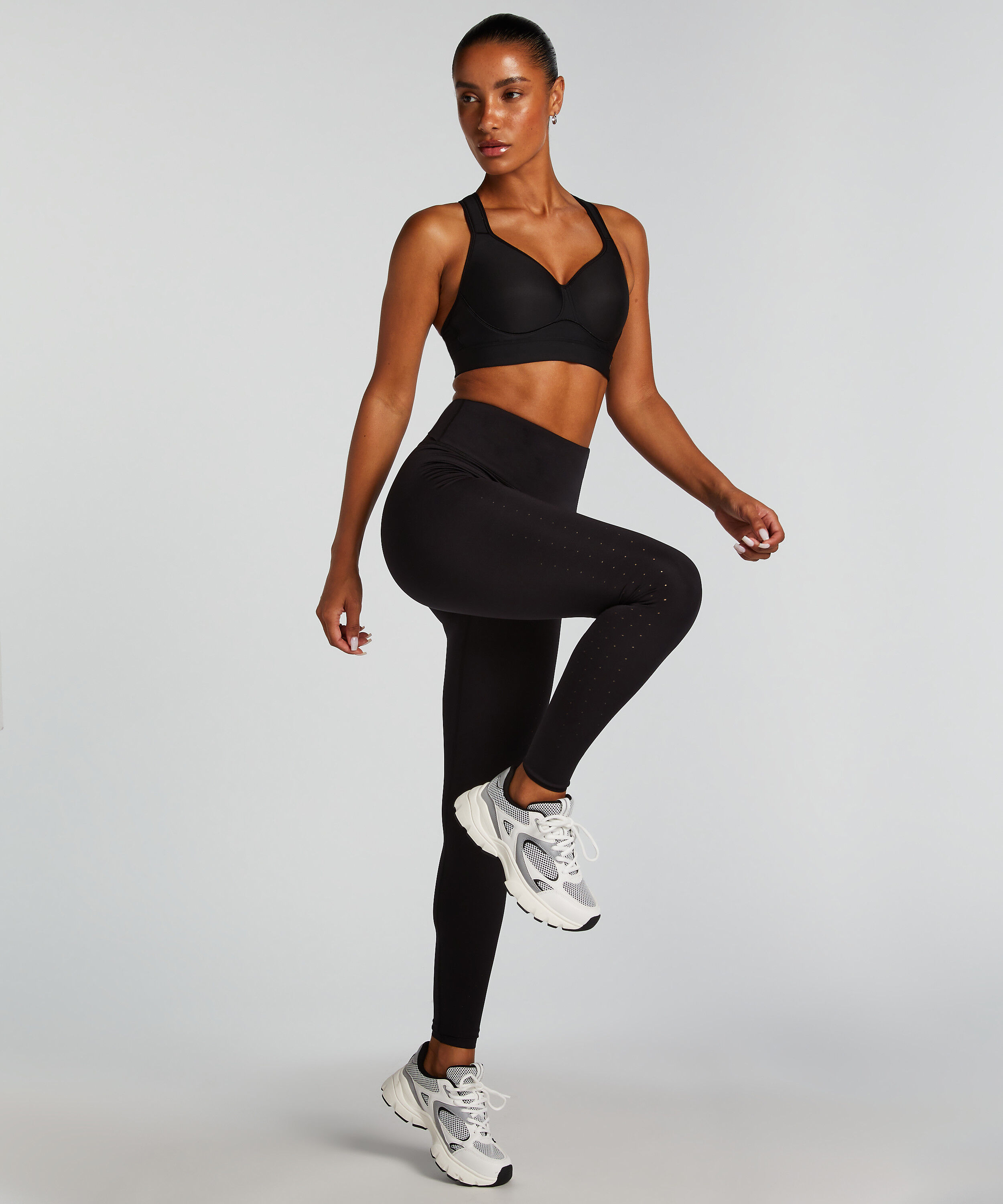 HKMX Performance sport leggings, Svart