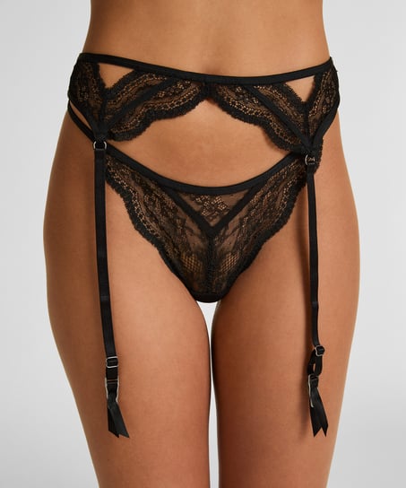 Isabelle str&oslash;mpeholder, Svart