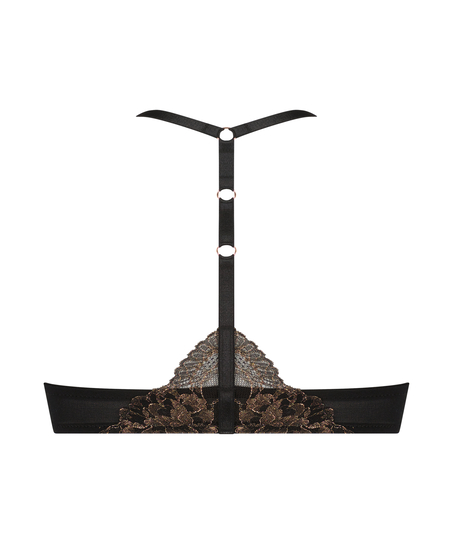 Polstret pushup-BH med spiler Lexi, Svart