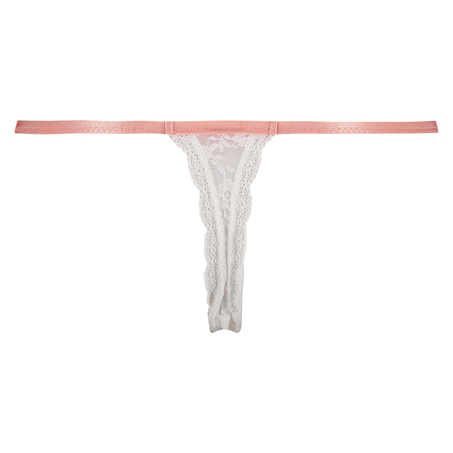 Thong lace, Hvit