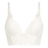 Jolie Polstret Longline push-up-BH med underspiler, Hvit