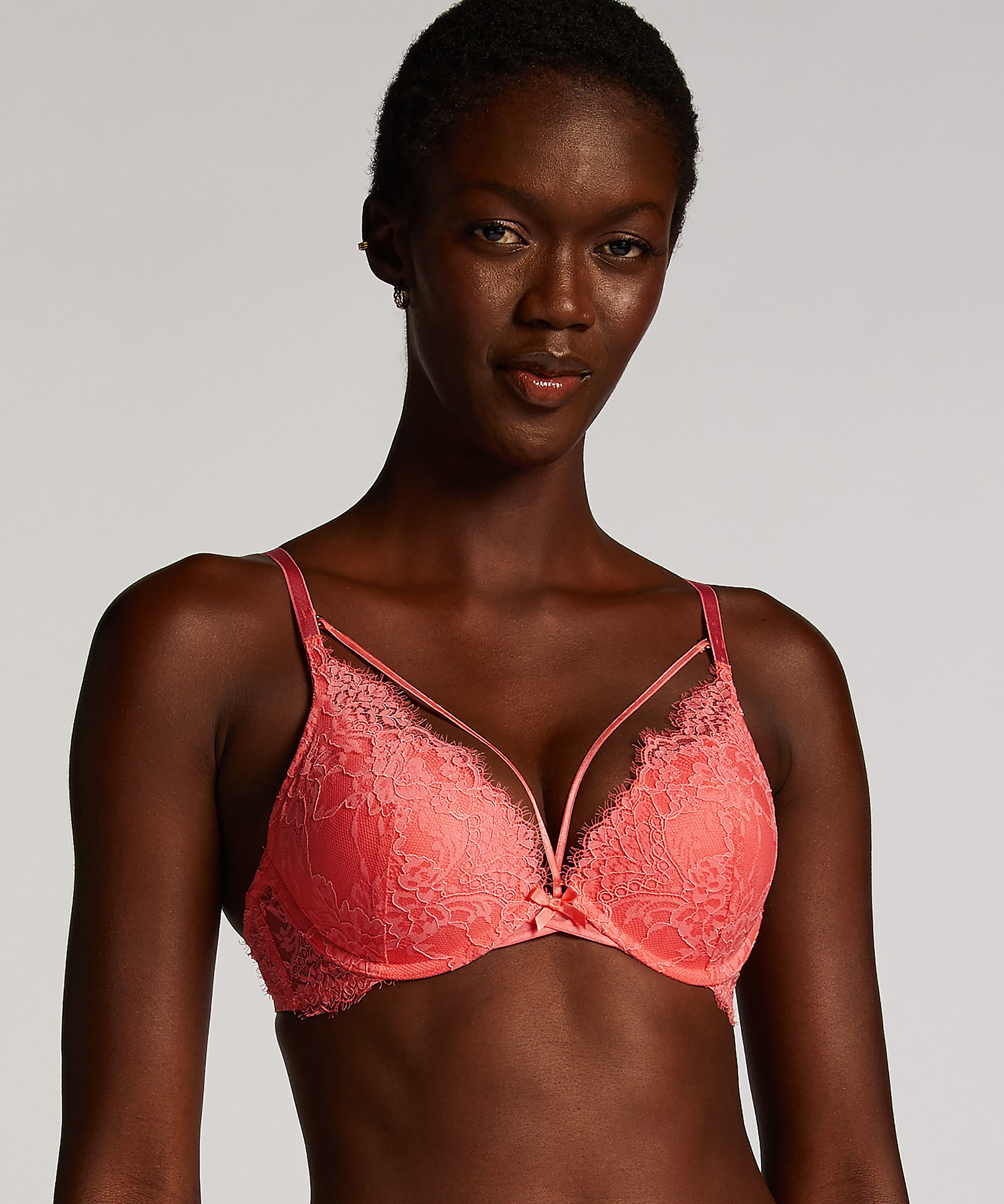 Polstret pushup-BH med spiler Arabella, Rosa