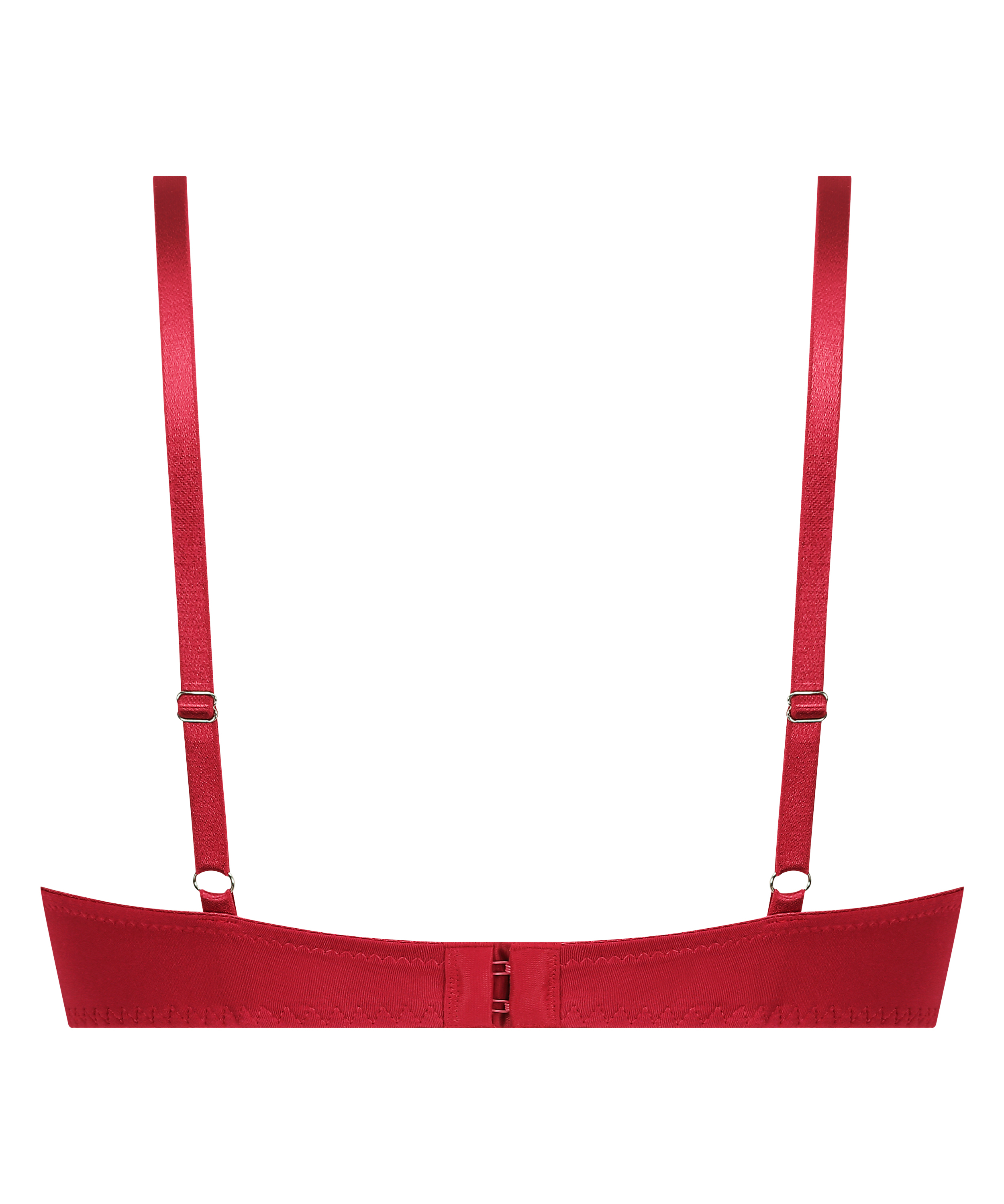 Vatterte maximizer bøyle-bh Charlotta, Rød, main