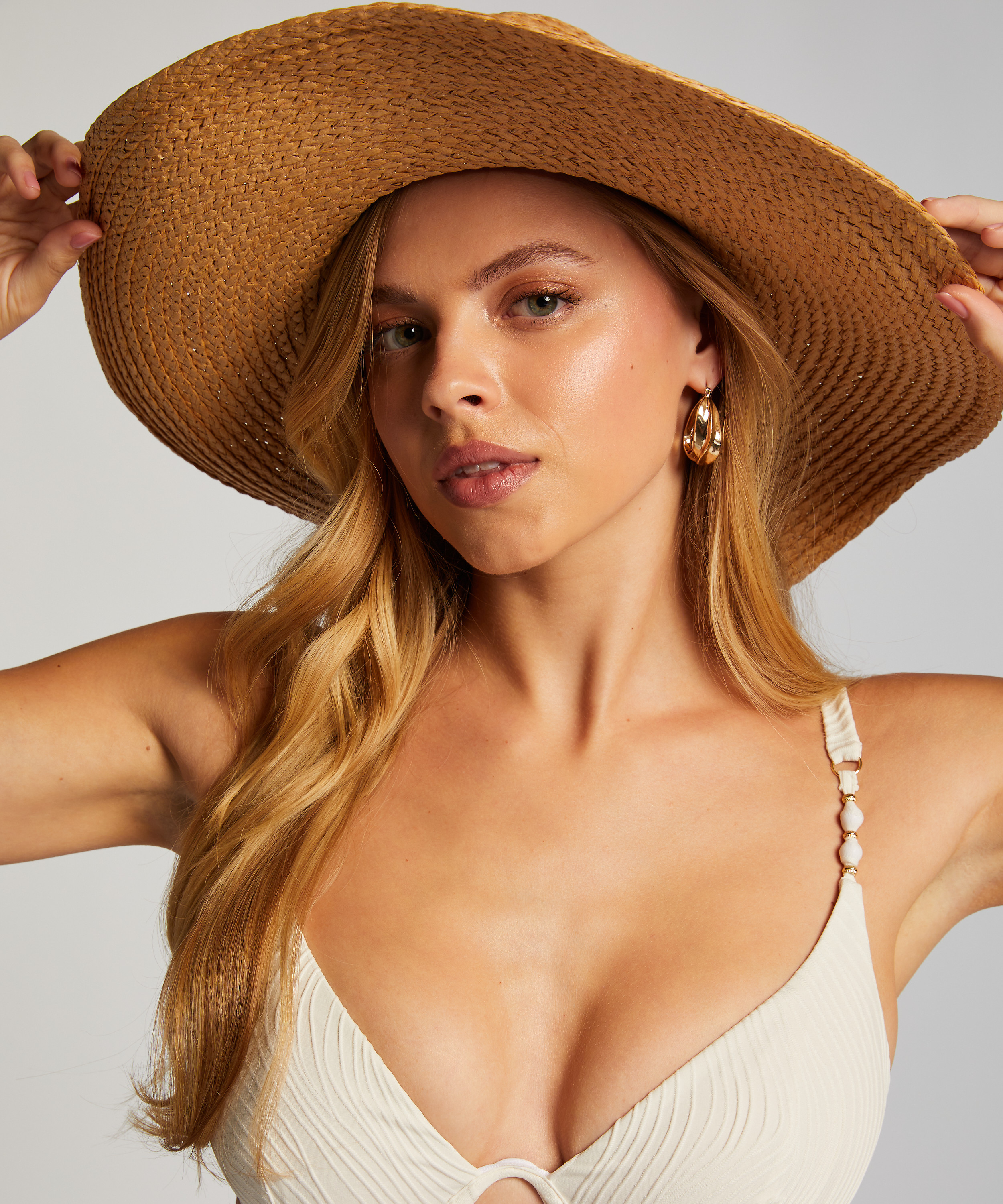 Floppy Hat, Brun, main