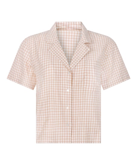 Jakke lin rutete, Hvit