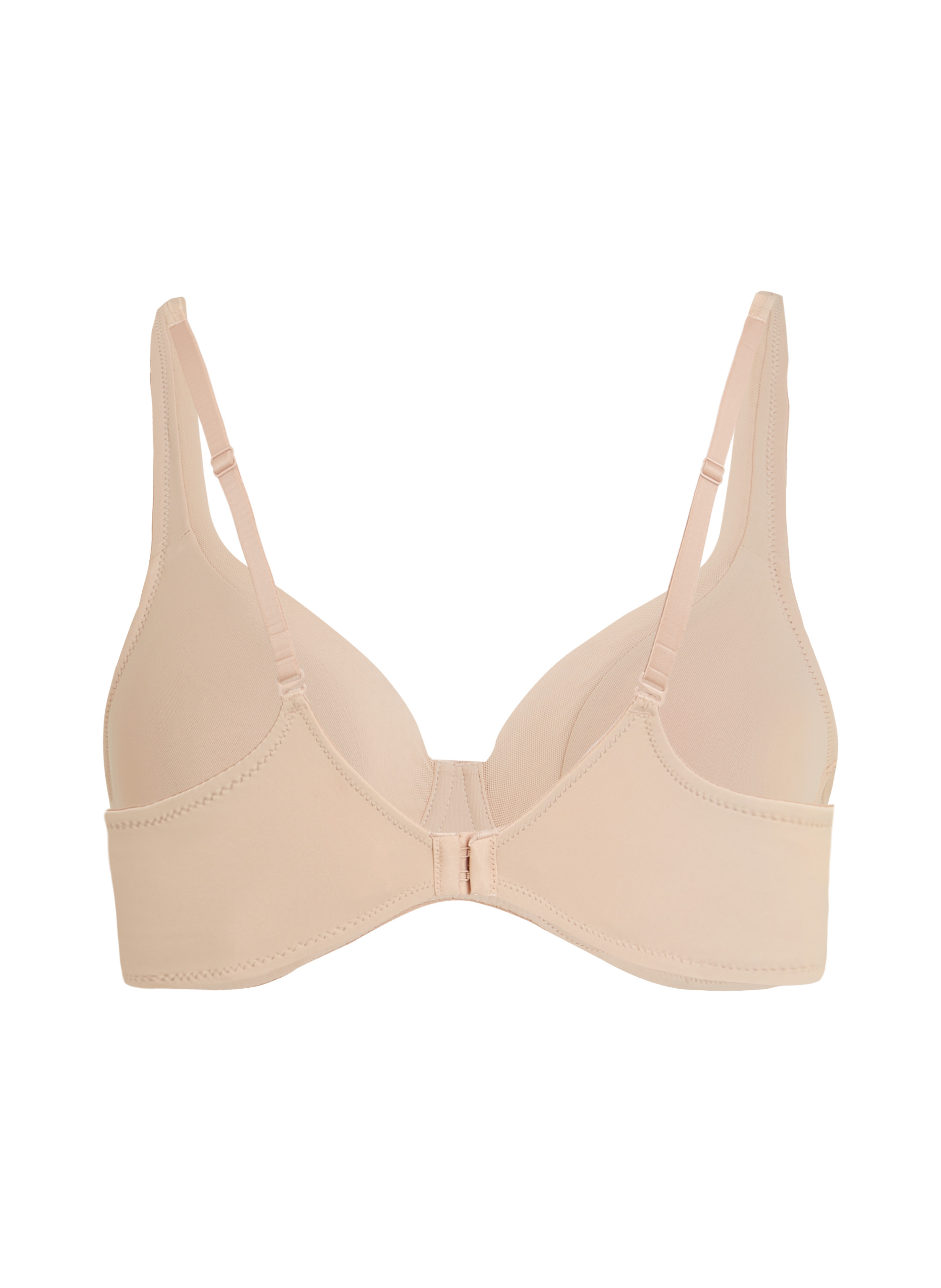Uvattert bh med bøyle Mesh, Beige, main
