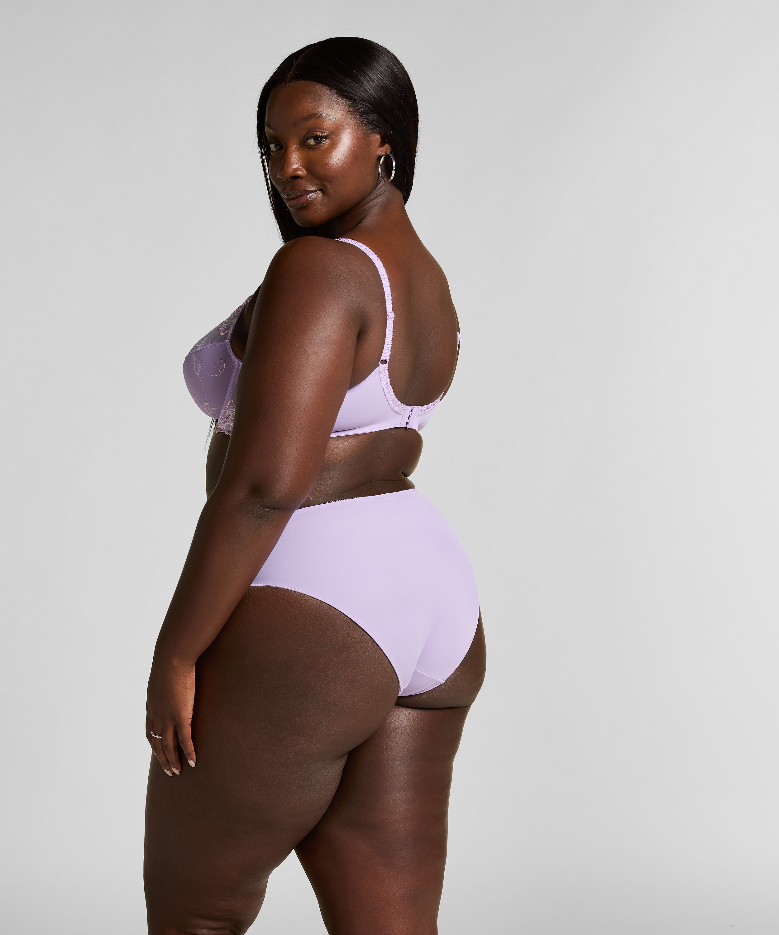 Uvattert bh med bøyle Diva, Lilla, main