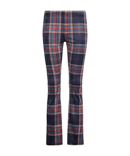 Velvet leggings, Blå