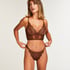 Uvattert bh med b&oslash;yle longline Honey, Brun