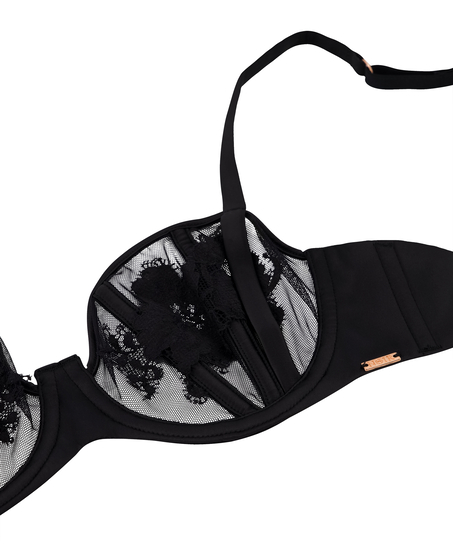 Upolstret BH med bøyle Ember, Svart