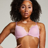 Vattert bh med b&oslash;yle Plunge, Rosa