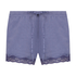 Velvet lace shorts, Lilla
