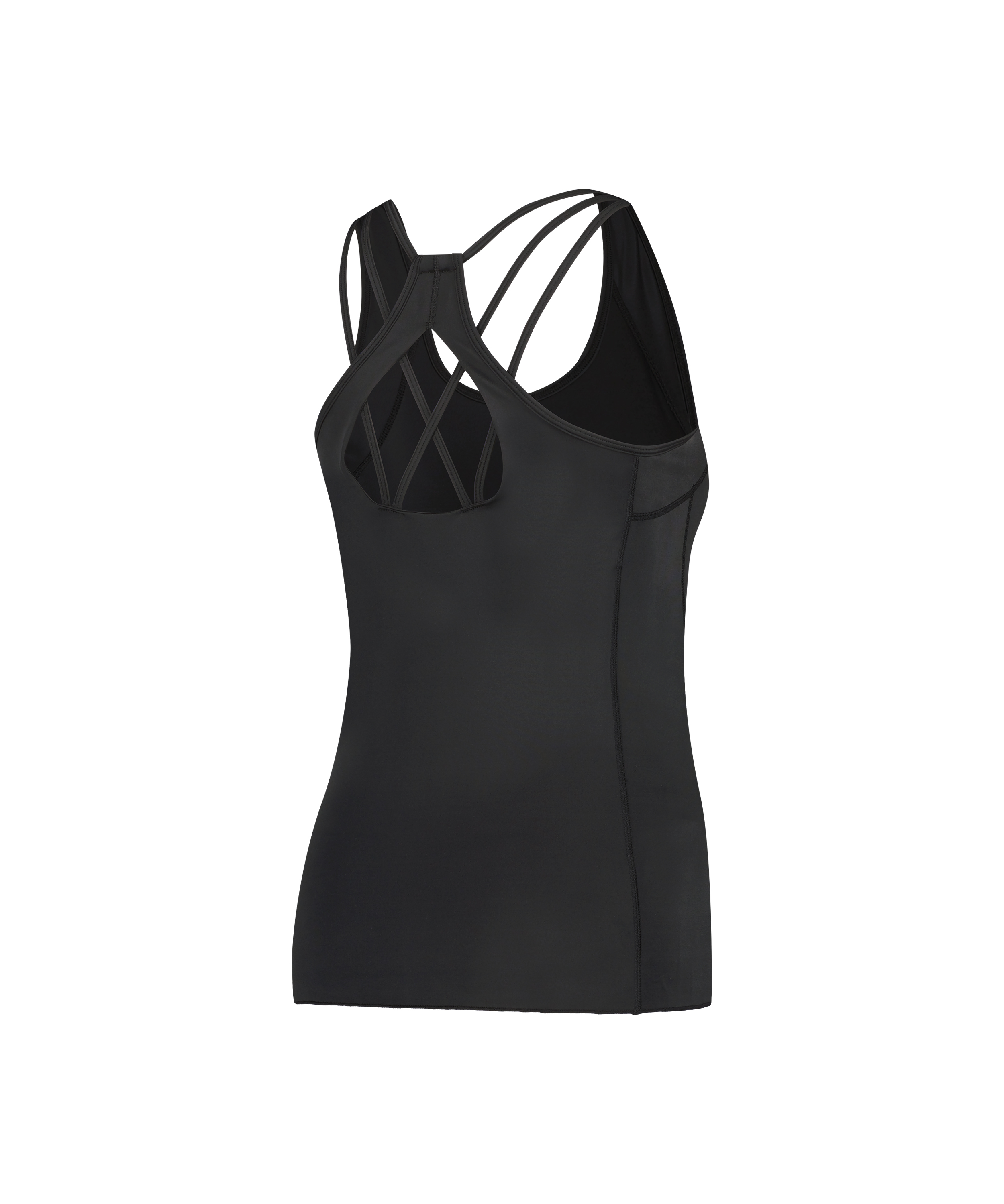 HKMX Sport slim fit tanktopp, Svart, main