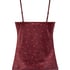 Cami-topp Velours Lace, Lilla