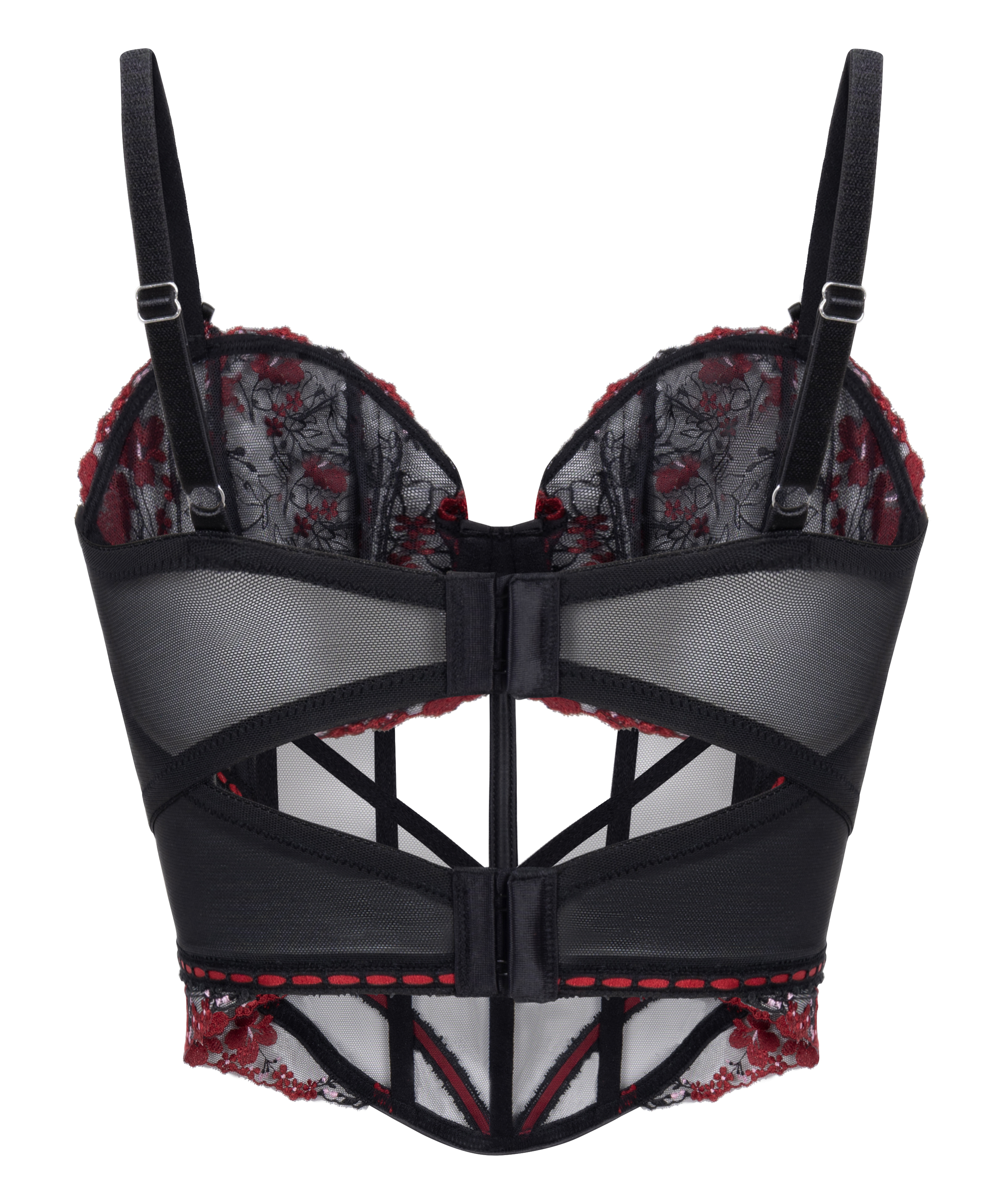 Peonie Bustier, Svart, main