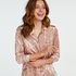 Boyfriend Crushed Velvet Pyjamas, Rosa