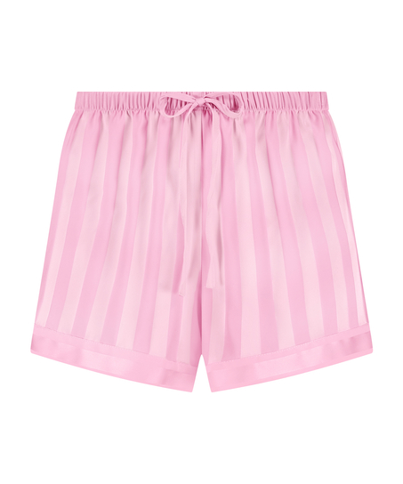 Pyjamasshorts i sateng, Rosa