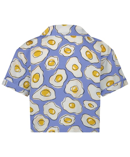 Kortermet jakke i sateng, Lilla