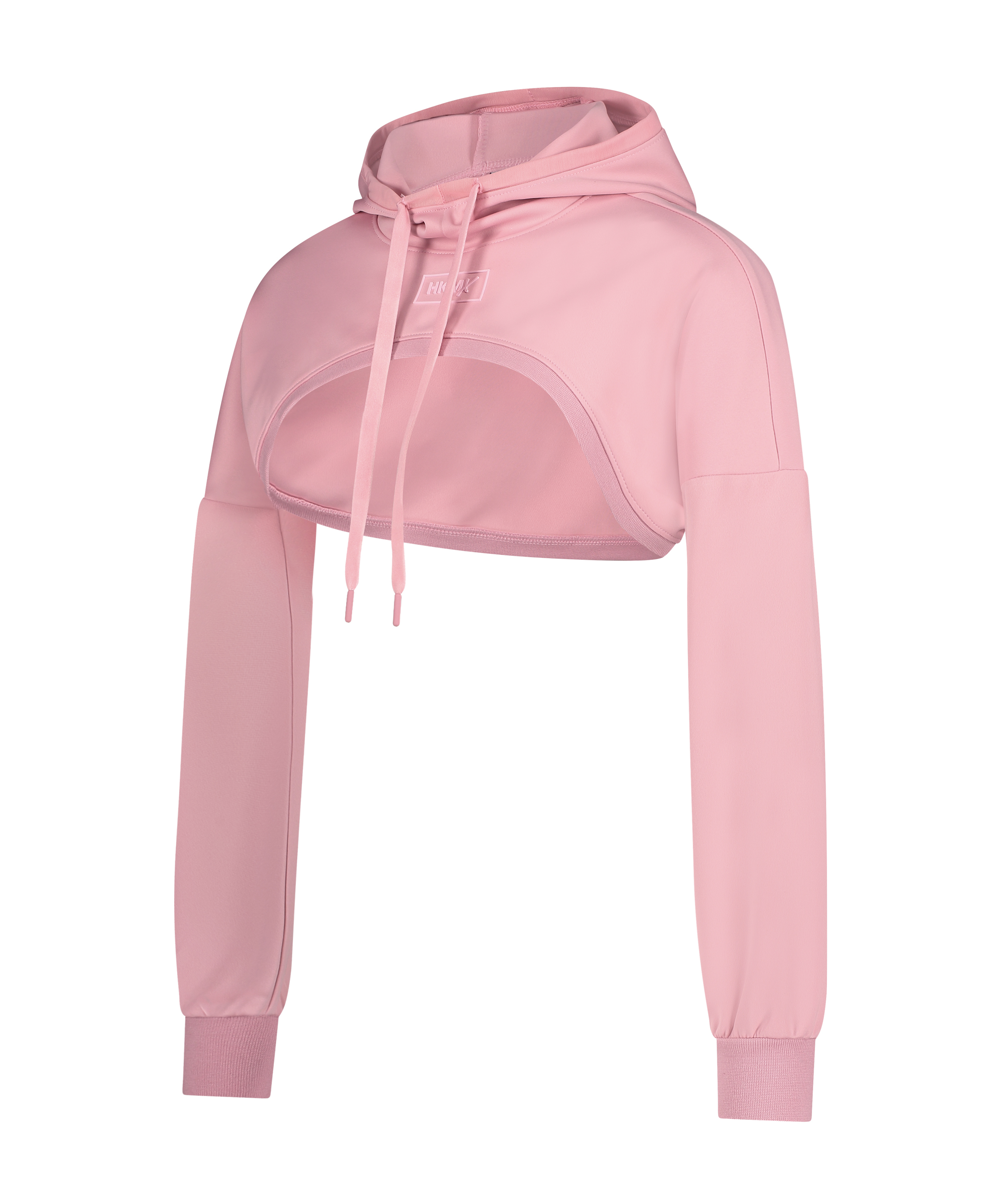 HKMX Hoodie Cropped, Rosa, main