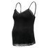 Maternity Velours cami, Svart