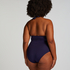 Badedrakt Shaping Halter Scallop, Blå