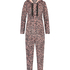 Leopard onesie, Rosa
