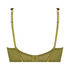 Uvattert bh med bøyle longline Amelie, Grønn