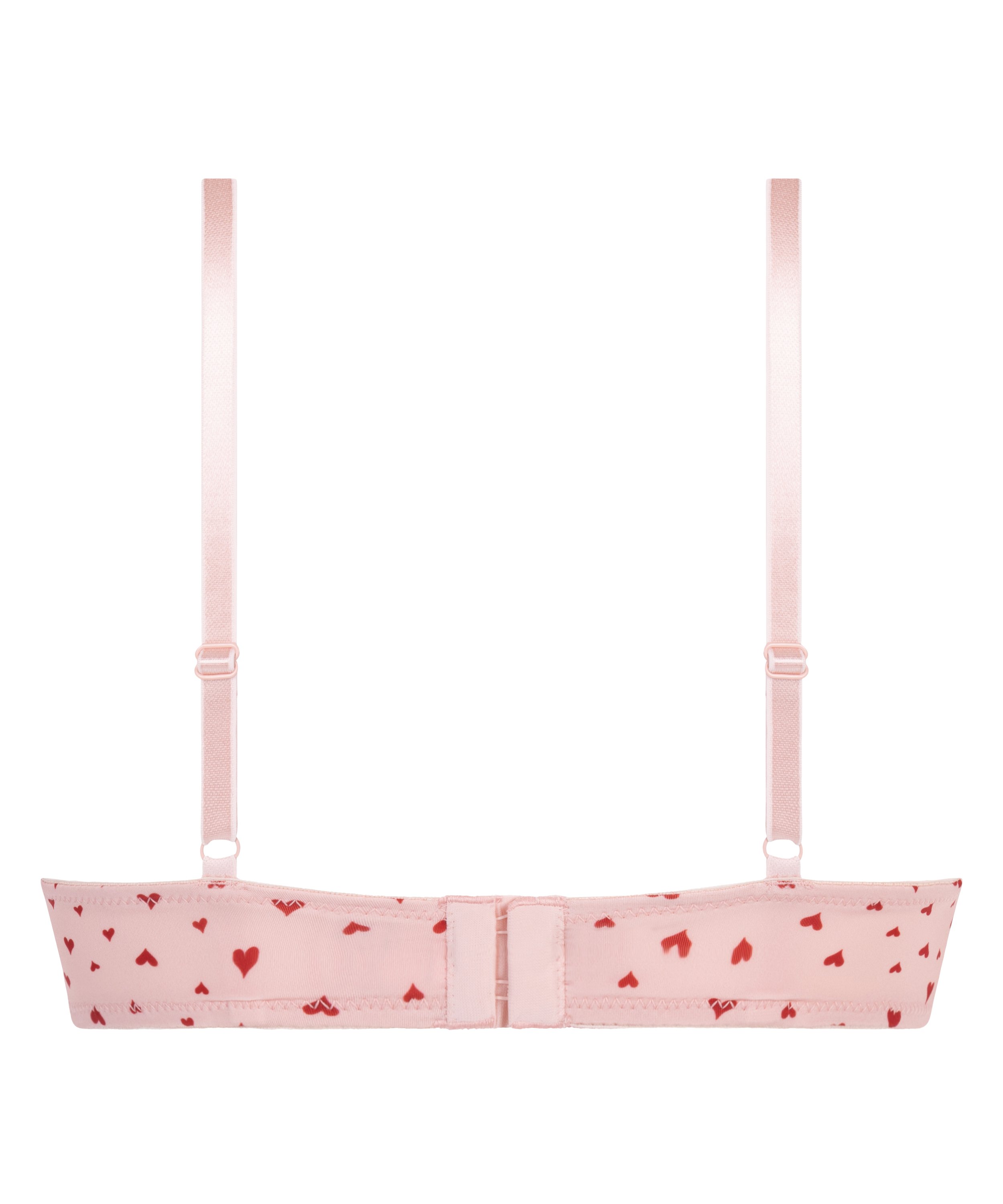 Vattert bh med b&oslash;yle Plunge, Rosa, main