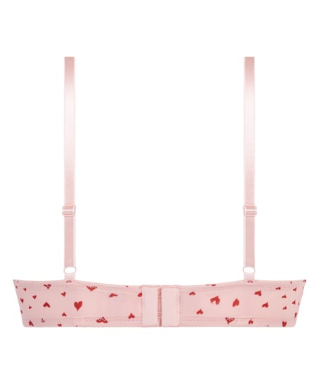 Vattert bh med b&oslash;yle Plunge, Rosa