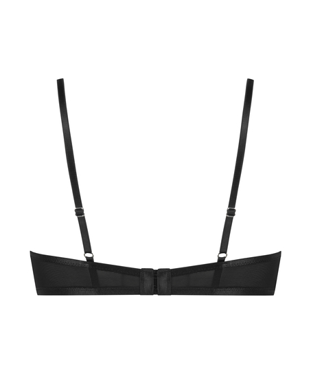 Upolstret BH med bøyle Luna, Svart