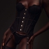 Bustier Fleur Nyakim, Svart