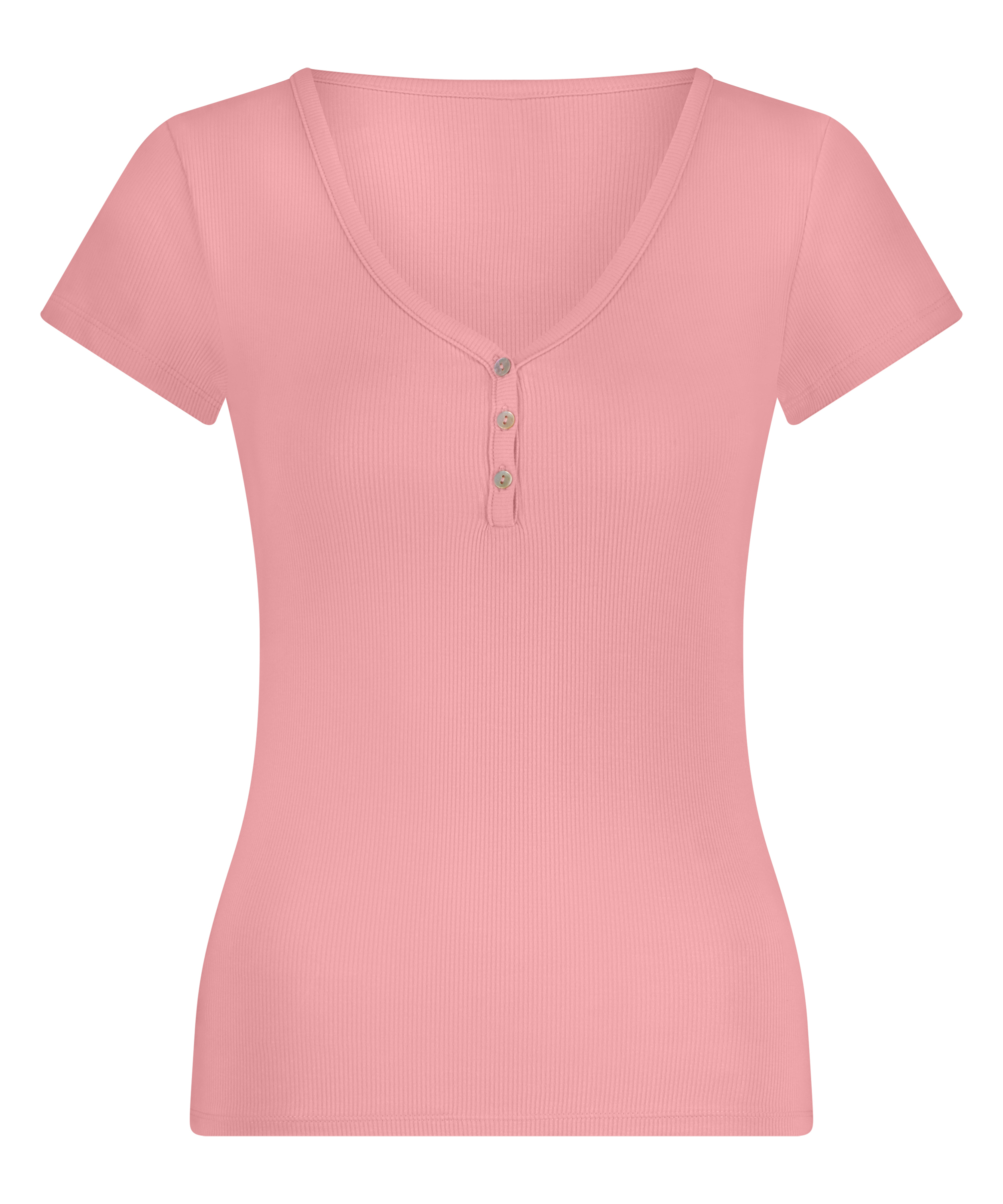 Henley kortermet pyjamastopp, Rosa, main