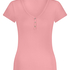 Henley kortermet pyjamastopp, Rosa