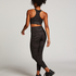 HKMX High waisted s&oslash;ml&oslash;s treningstights, Svart
