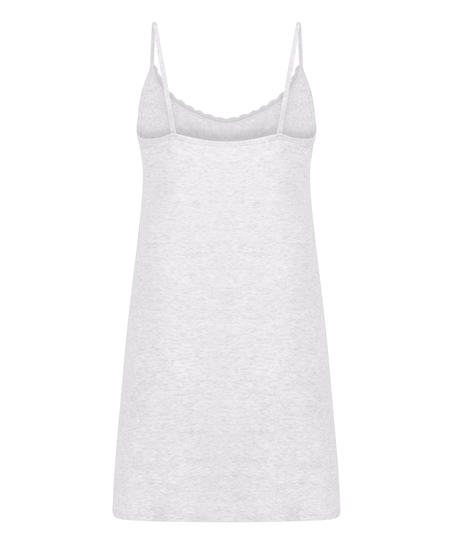Pointelle Slipdress, Grå