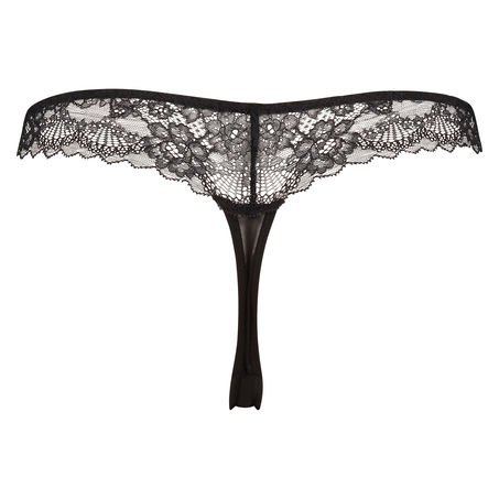 Megan thong, Svart