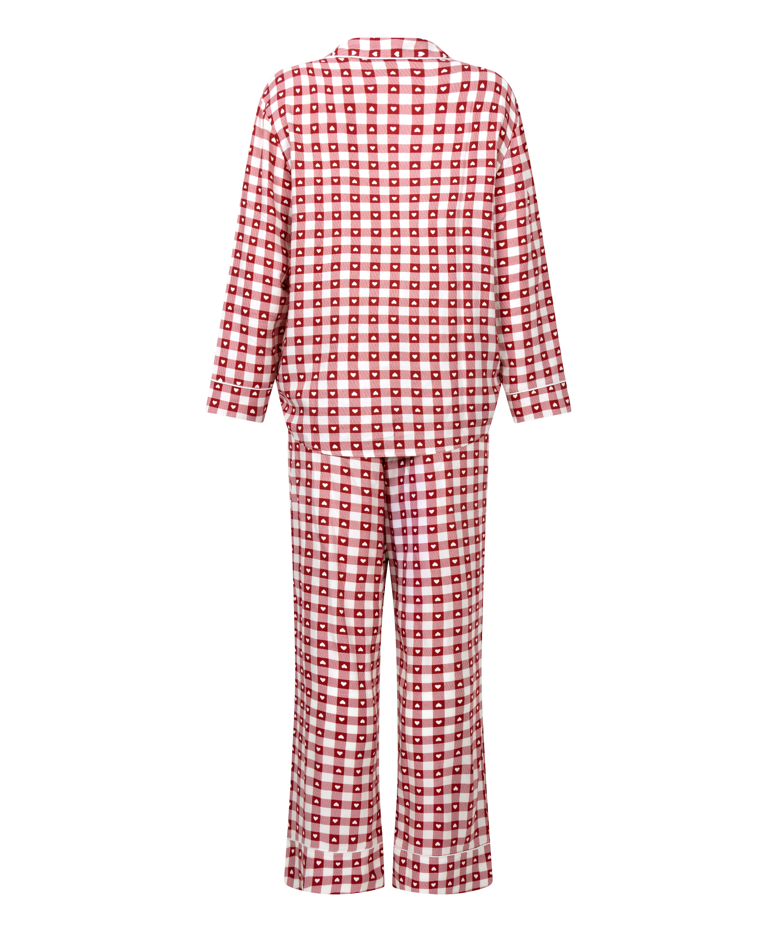 Pyjamassett twill, Rød, main