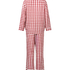 Pyjamassett twill, Rød