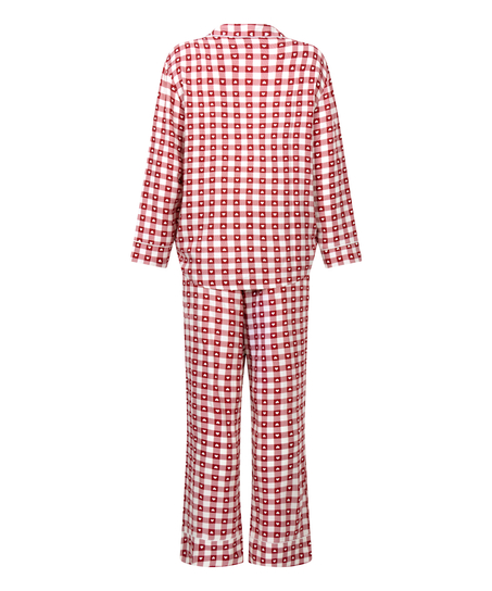 Pyjamassett twill, Rød