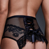 Charlie Open Back Brazilian, Svart