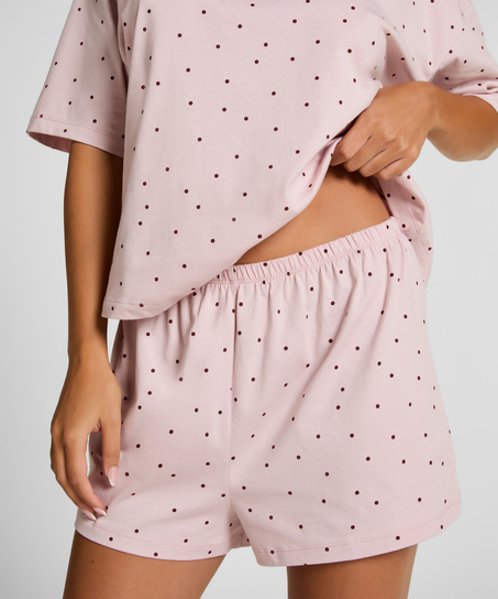 Pyjama Set Cotton Jersey Short, Lilla