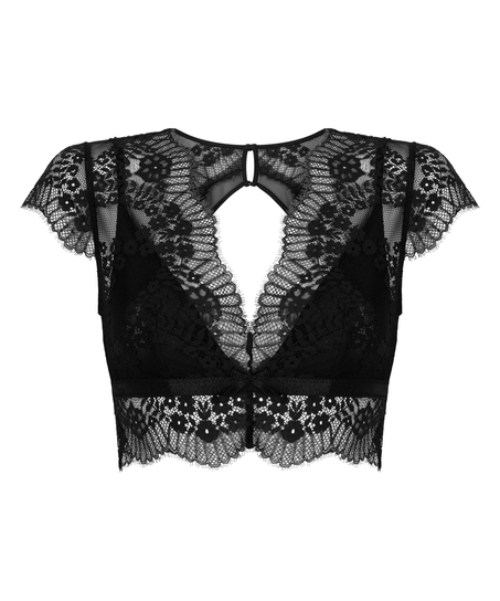 Bralette Daphne, Svart