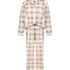 Pyjamassett i polarfleece, Hvit