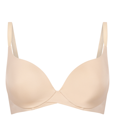 Polstret BH med bøyle Smooth, Beige