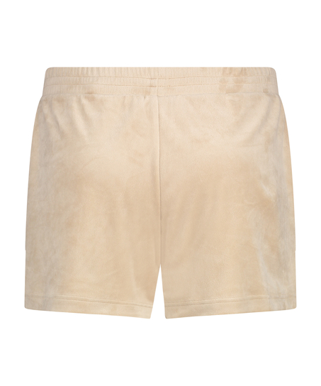 Velours Pocket shorts, Beige