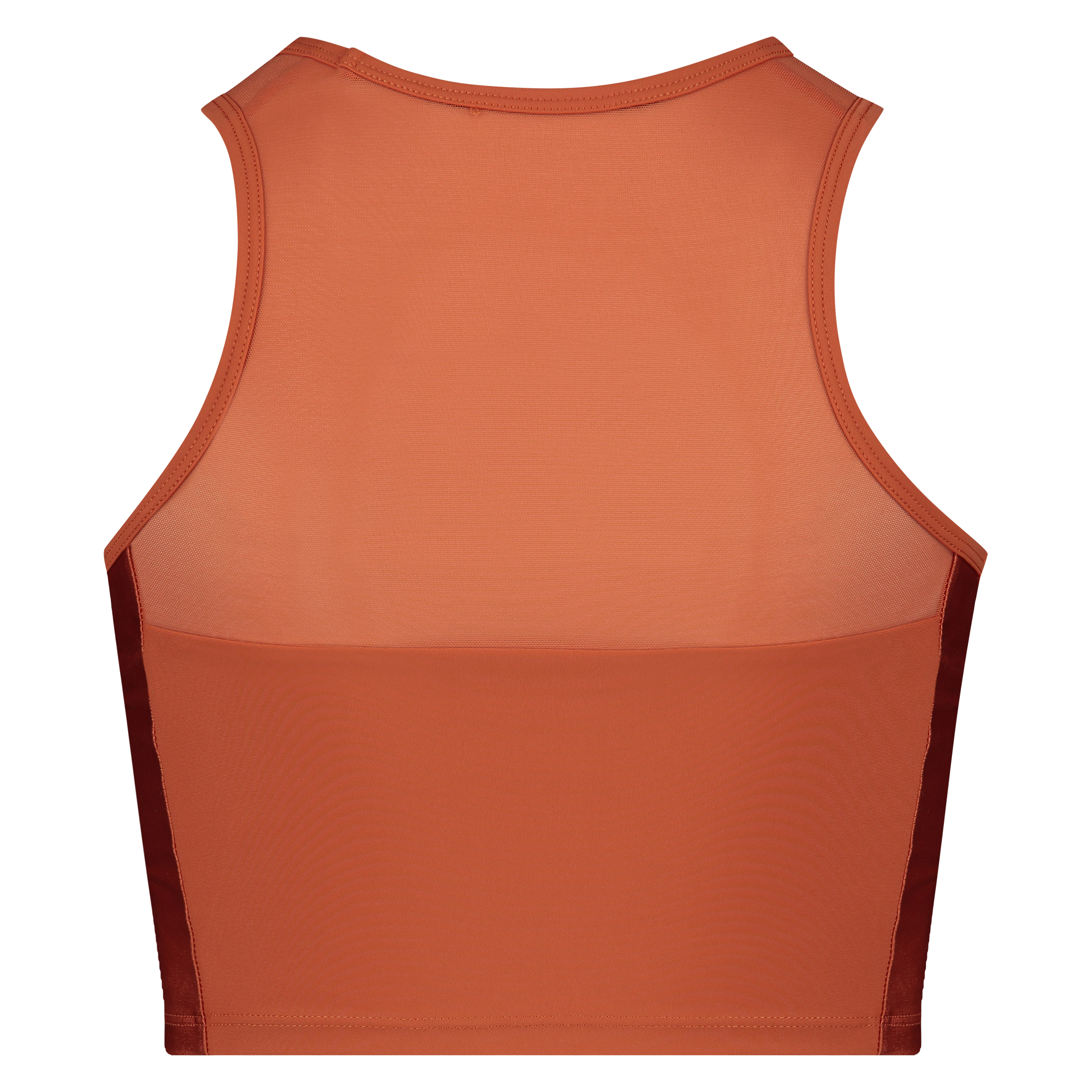 HKMX Shine on cropped sportstanktopp, Brun, main