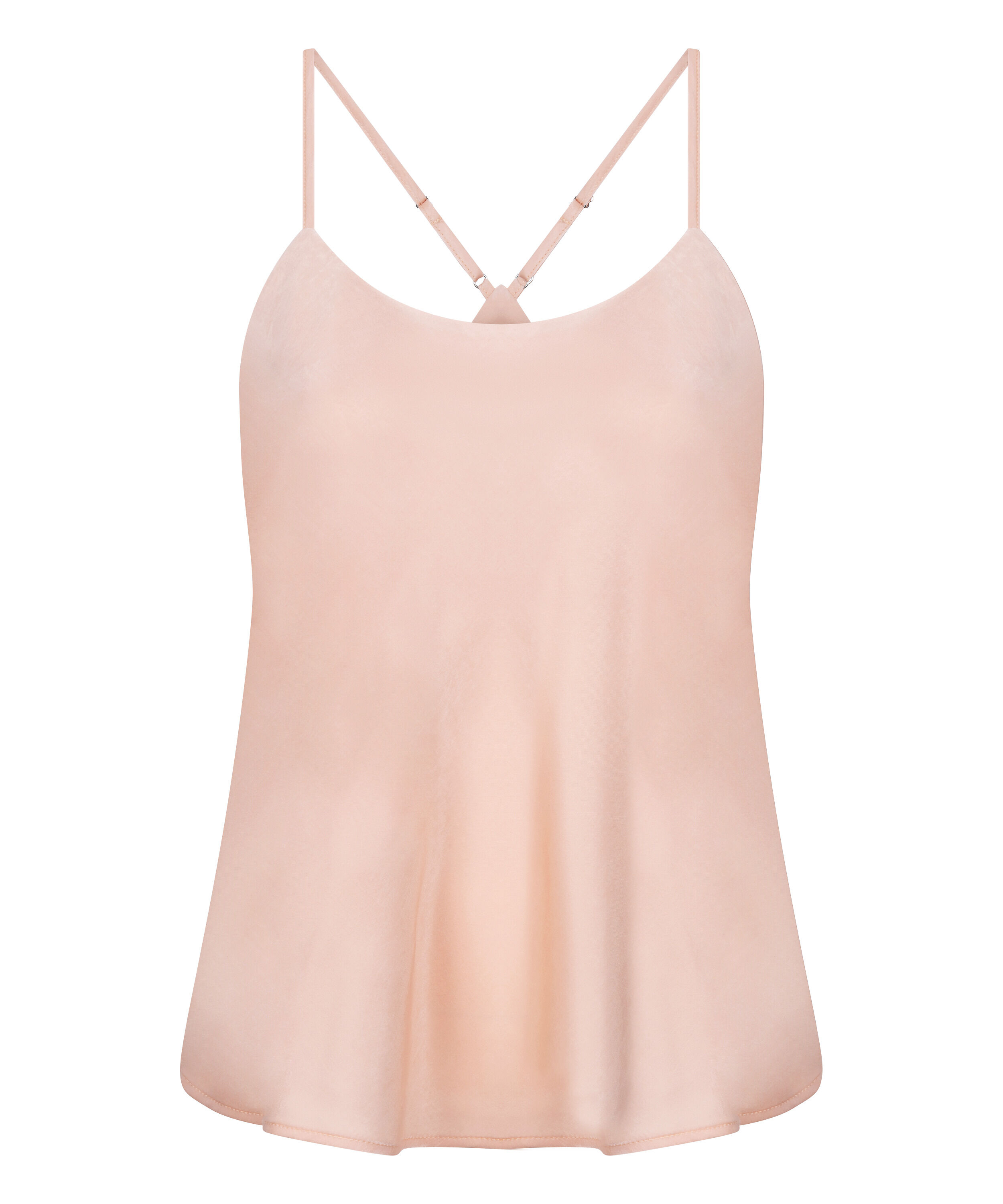 Cami-topp Satin Ayla, Rosa